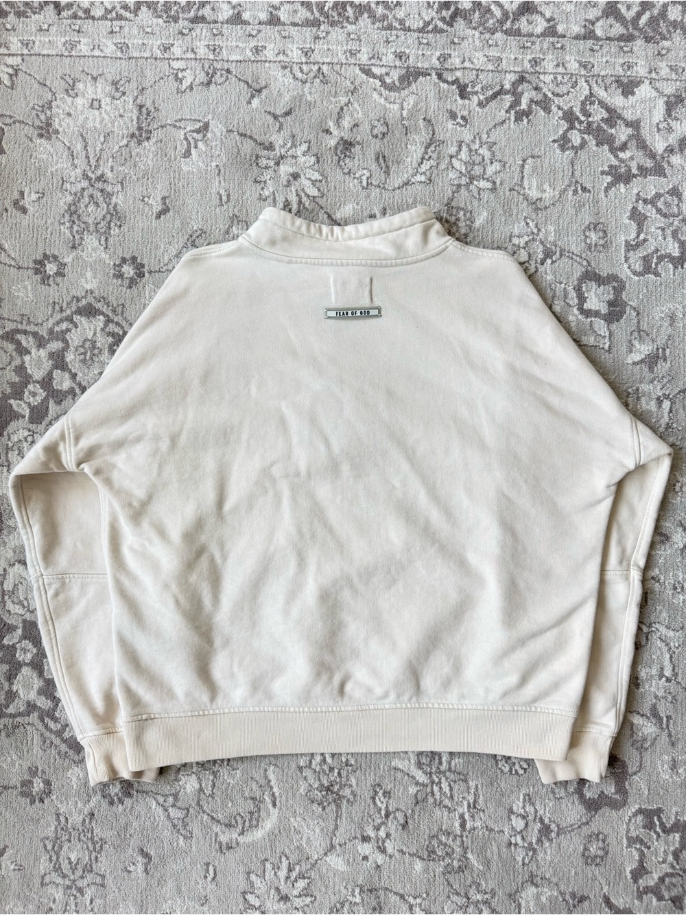 Fear of God Sixth Collection Mock Neck 100% Cotton Sweatshirt - Size S - Picture 3 of 13
